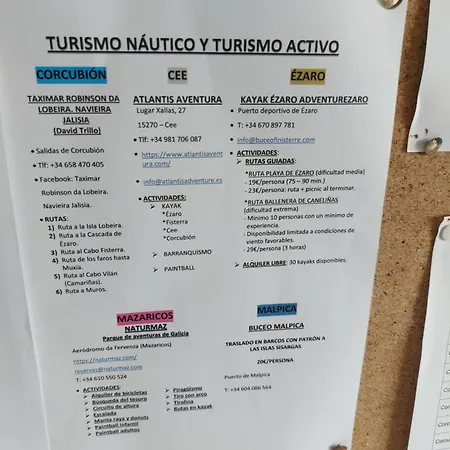 Playa De Estorde - Piscina Y Playa Disfrutar A Costa Da Morte Appartamento