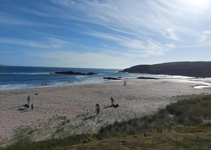 Playa De Estorde - Piscina Y Playa Disfrutar A Costa Da Morte * Cee